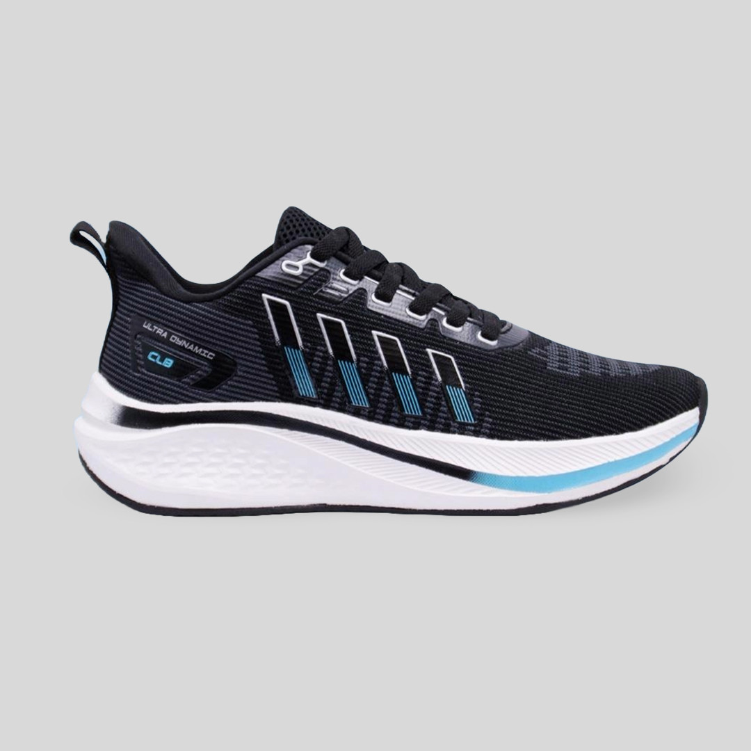 COLUMBUS Mesh Lace Up Men's Sports Shoes  I-TOUCH BLK-SKY