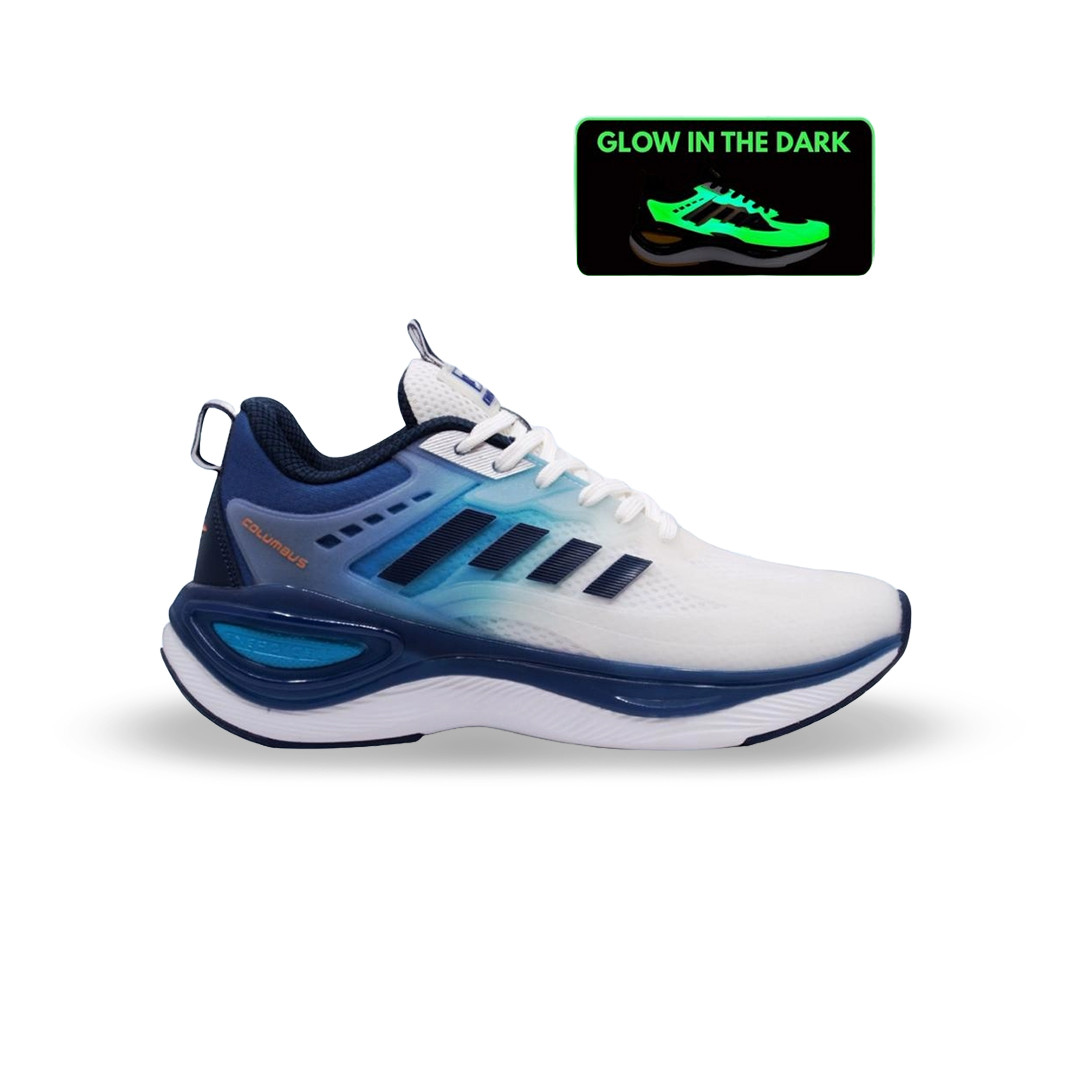 COLUMBUS Mesh Lace Up Men's Sports Shoes MAGNUM L.SKY-NVY